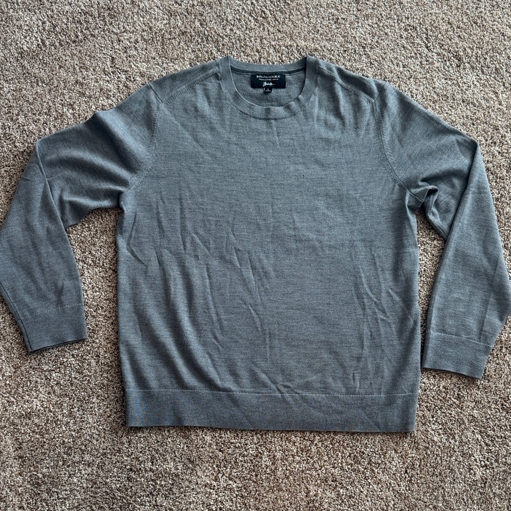 Banana Republic Gray Dress Shirt